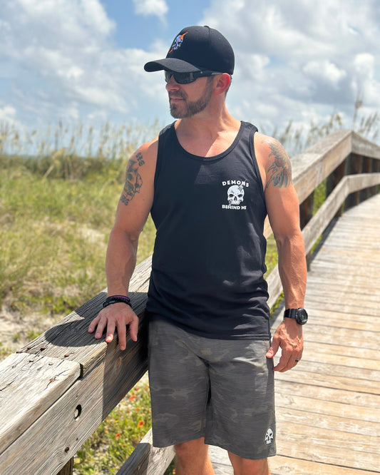 Closeout - Men's "Unbreakable" Light-Weight Black Tank Top