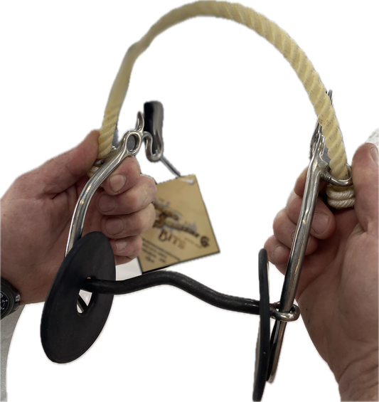 3 Piece Twisted Wire Dog Bone with Rope Band