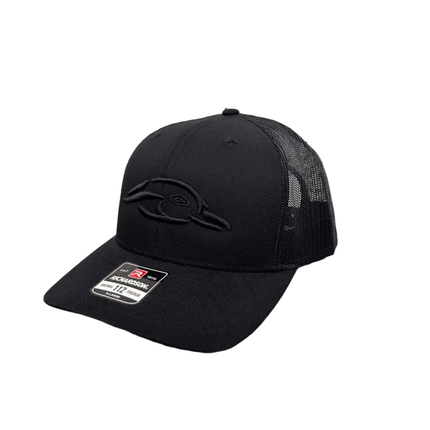 112XL "The Ghost" Black with Black 3D Logo and Black Mesh