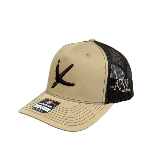 Youth 112Y Khaki / Coffee Turkey Tracks Hat