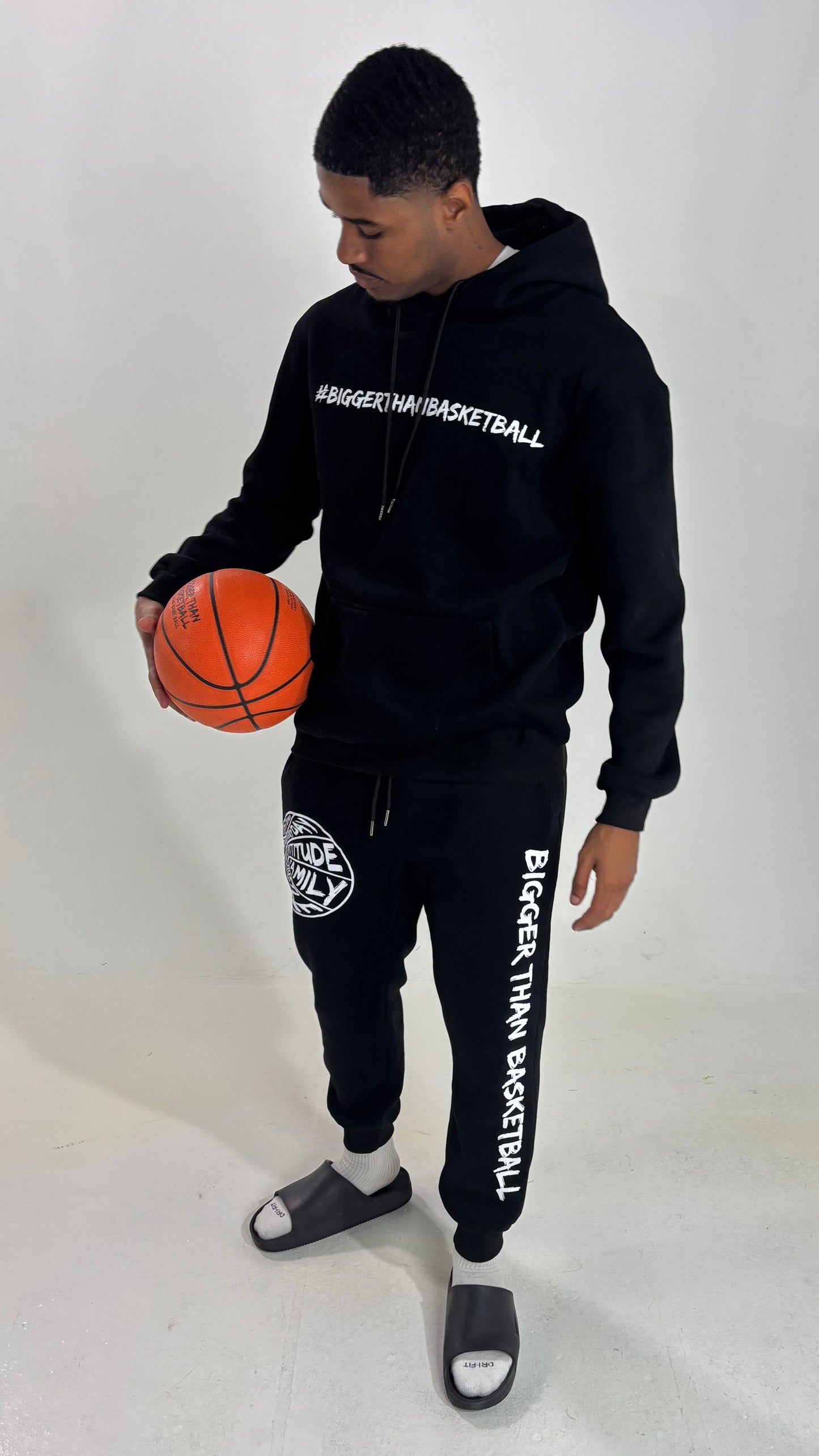 Bigger Than Basketball - Hoodie - Black