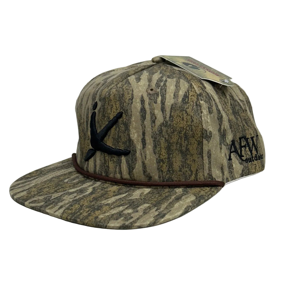 Old Rope Hat Mossy Oak New Bottomland w/ Turkey Tracks