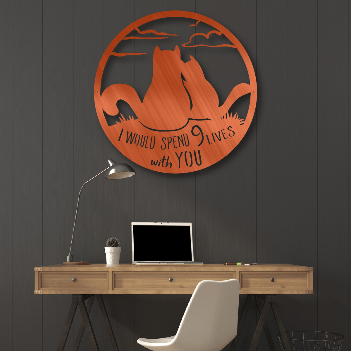 9 Lives Together Wall Art
