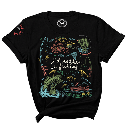 I'D RATHER BE FISHING Tee