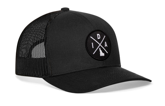 Idaho Trucker Hat | Black IDA X Snapback