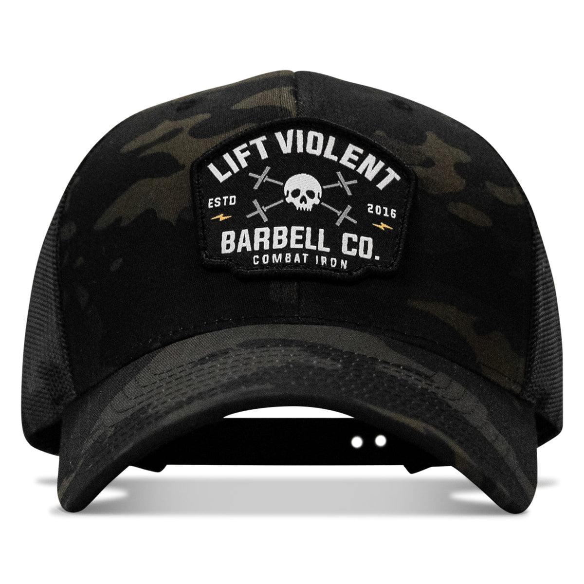 Lift Violent Barbell Co Patch Snapback Hat