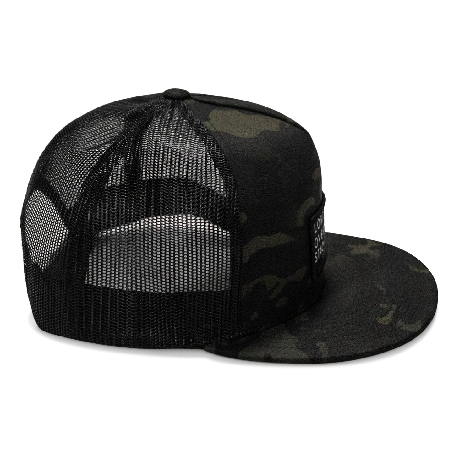 Lord Watch Over Me As I Stack Bodies Patch Flatbill SnapBack Hat