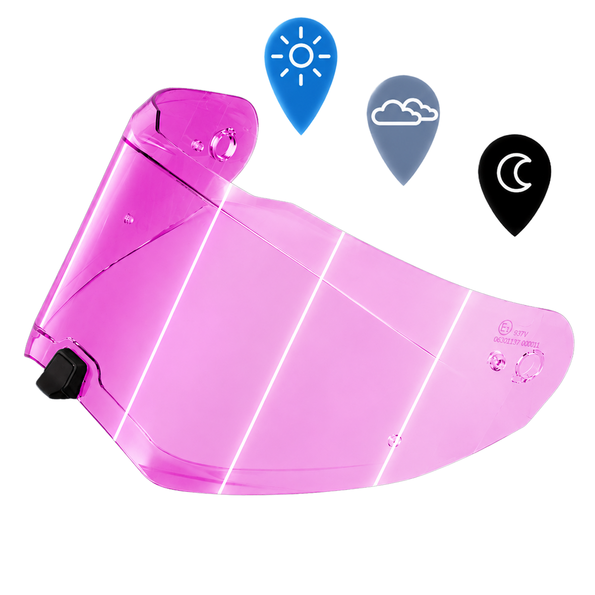 Legacy Shield Outer- Photochromic Pink