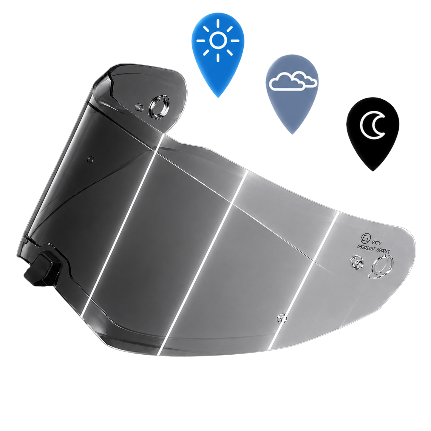 Legacy Shield Outer- Photochromic Smoke