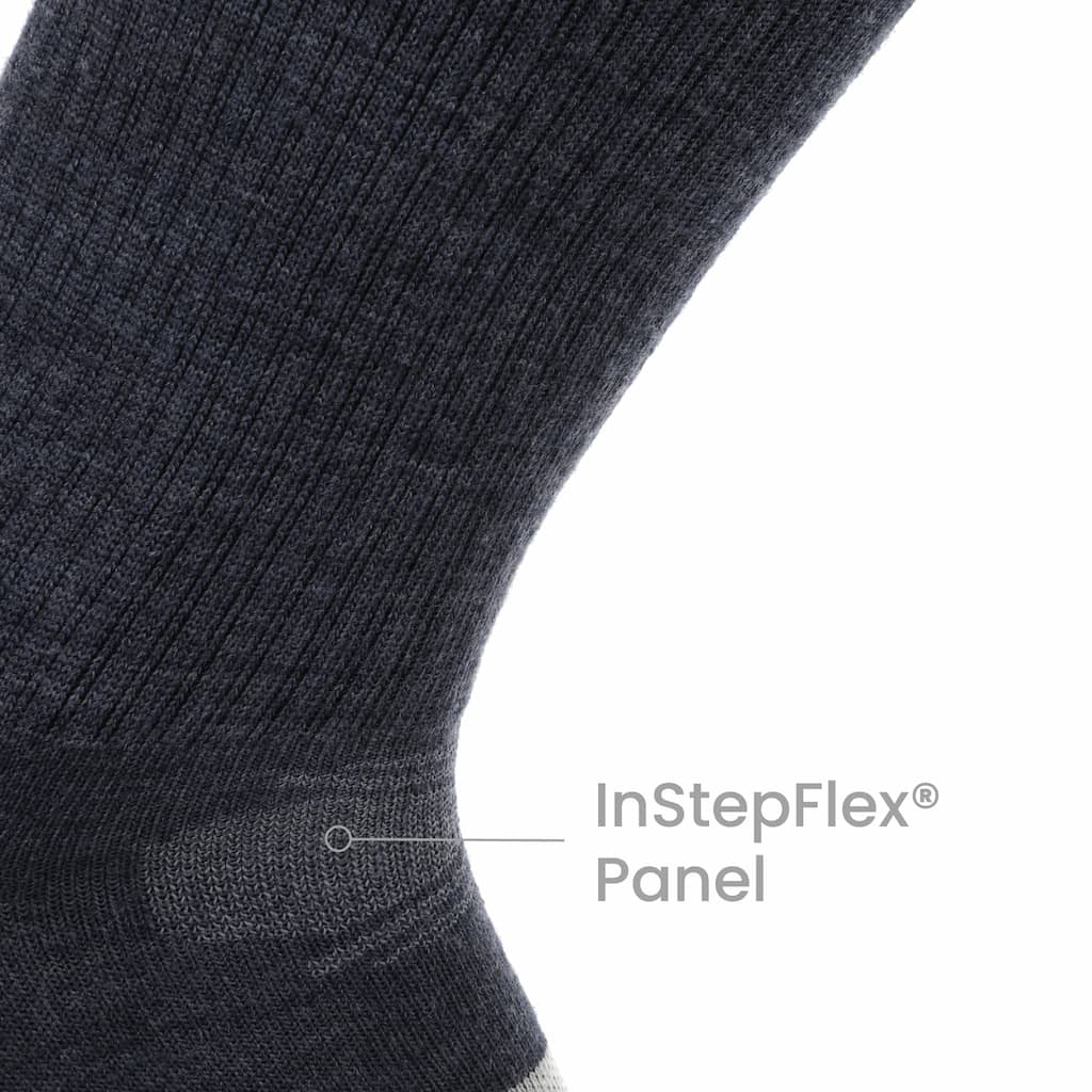 Lake - Hike Crew Lightweight Merino Wool Sock
