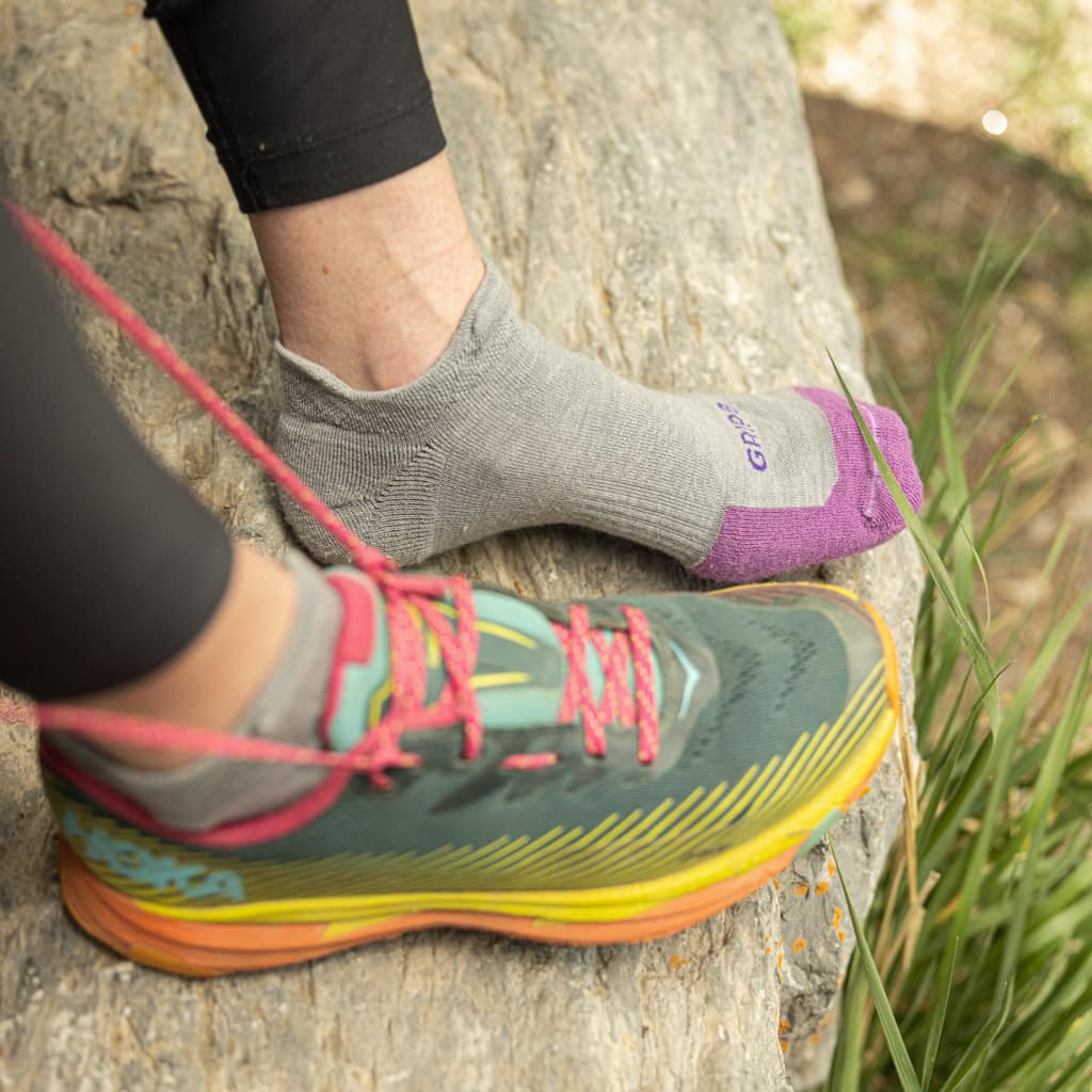 8 Pairs Laurel - Run No Show Lightweight Merino Wool Sock