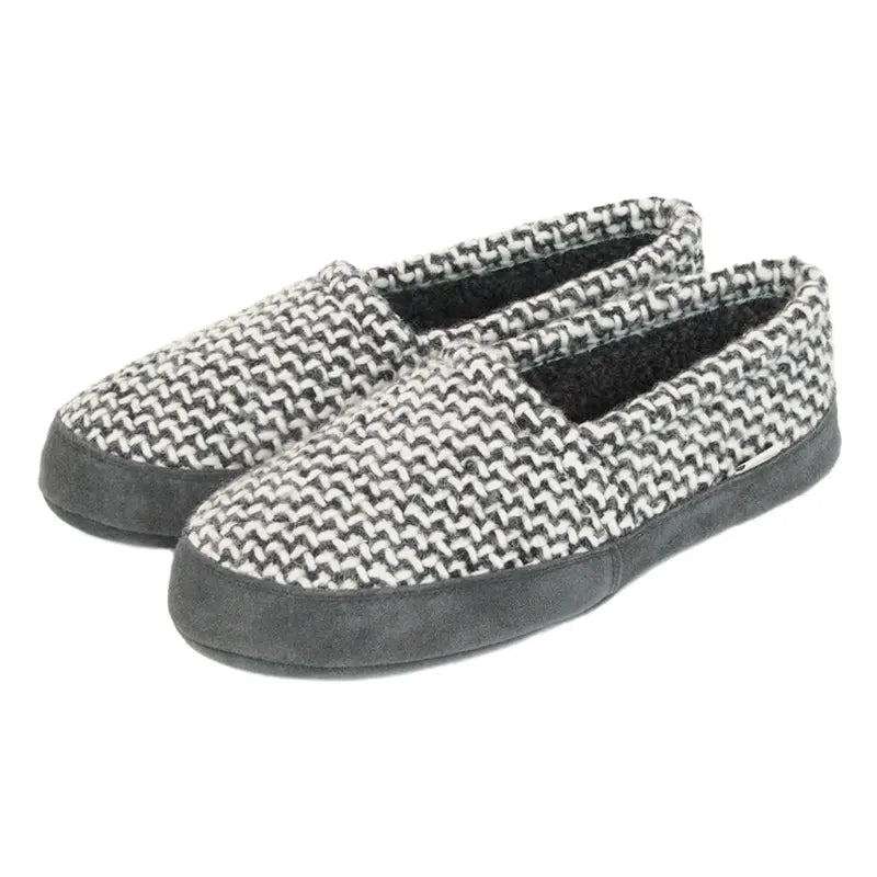 Polar Feet Men's Perfect Mocs Grey Wool