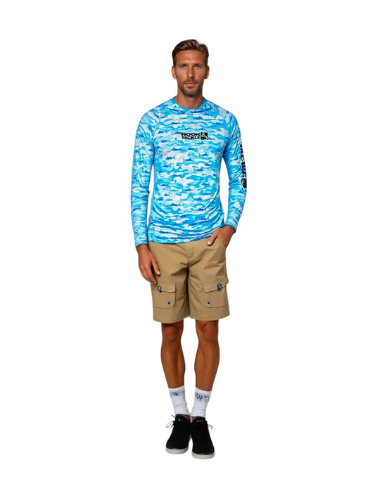 Men's Camo Billfish UV Fishing Hoodie
