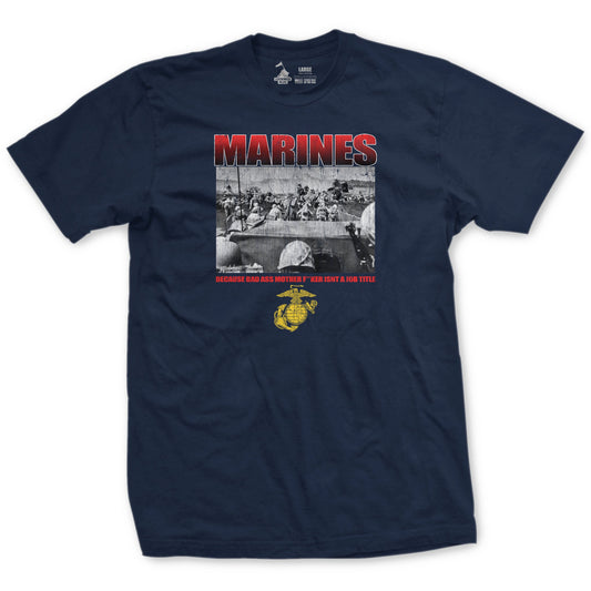 Marines Iwo Jima Job Title T-Shirt