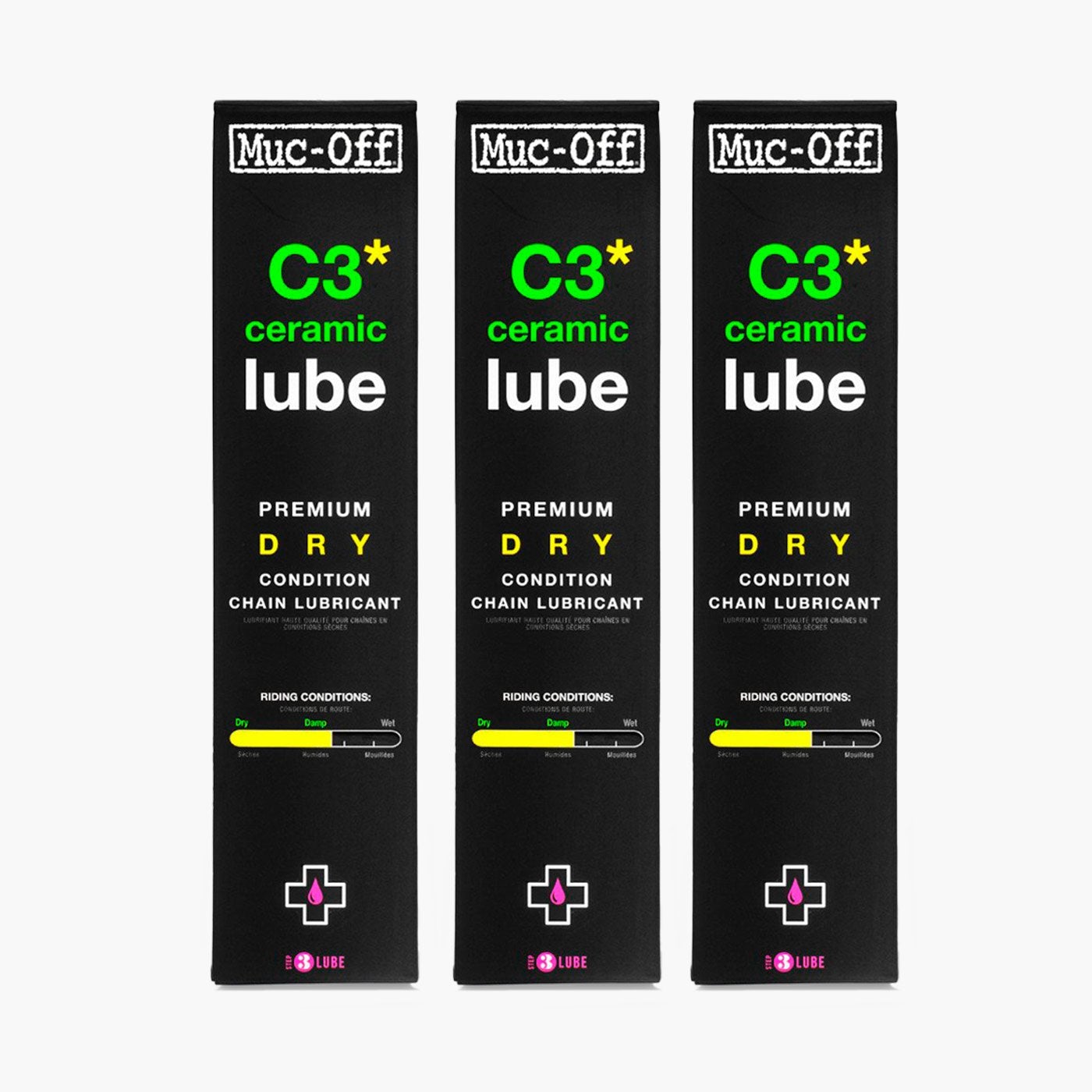 3 x C3 Dry Weather Lube - 4.1 fl oz