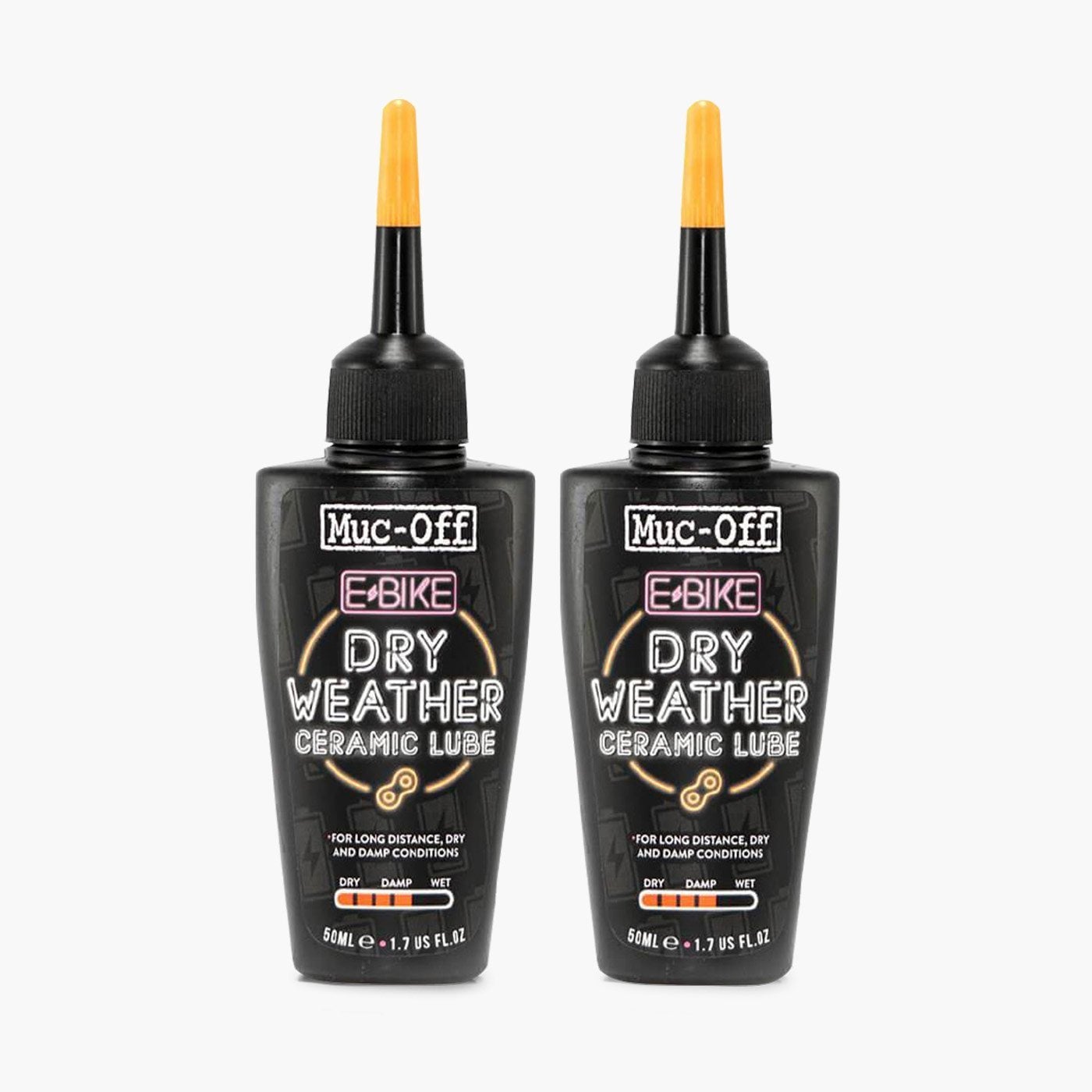 2 x eBike Dry Chain Lube - 1.7 fl Oz