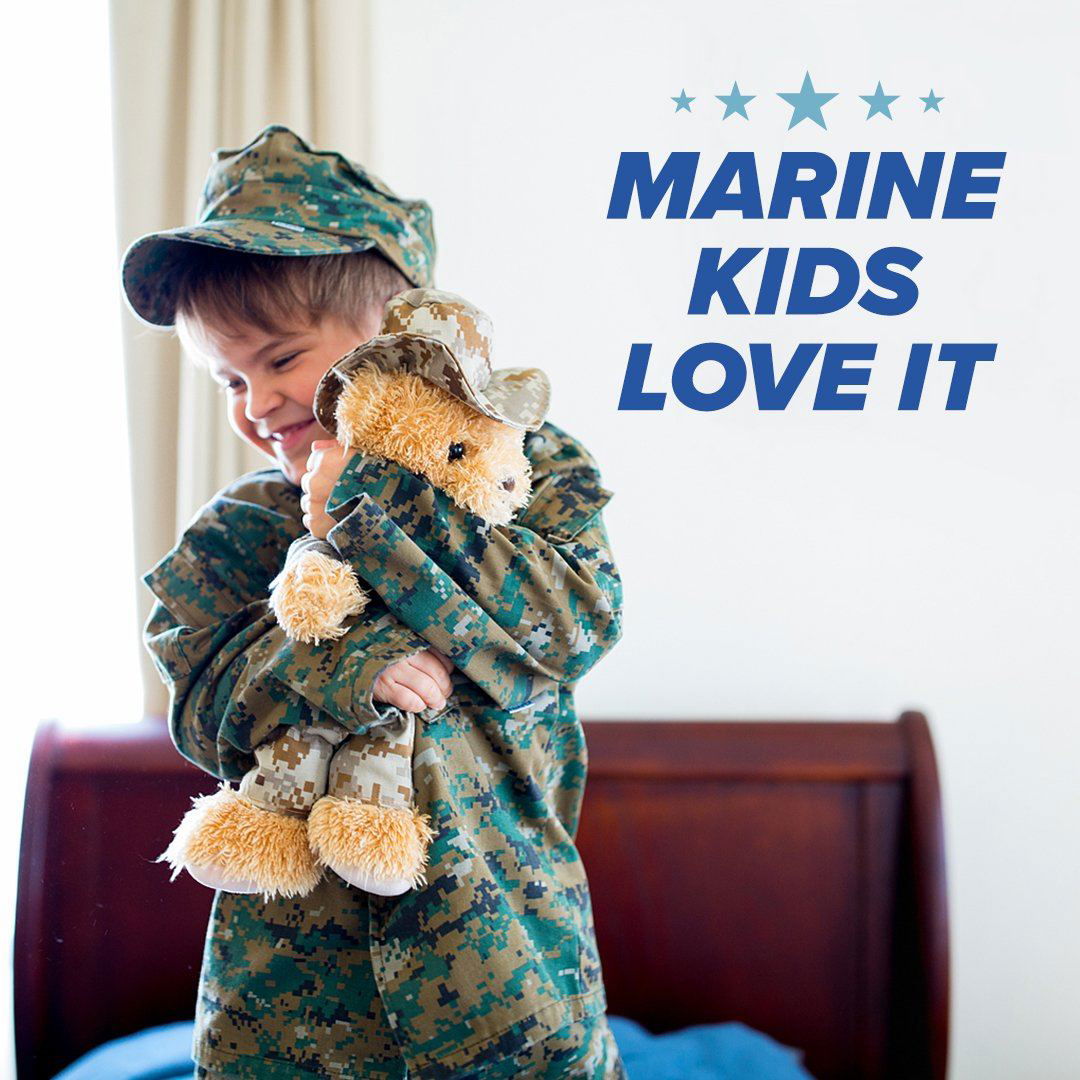 Marine Dress Blues Teddy Bear Personalized Bundle