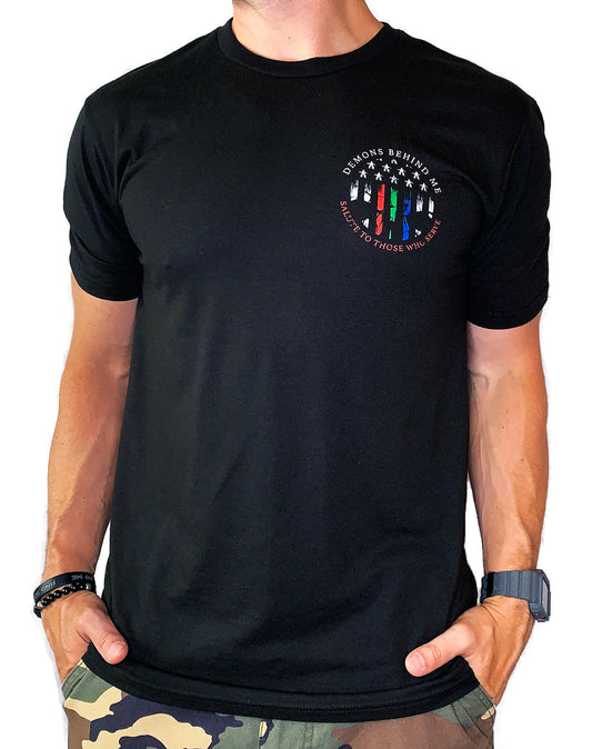 "Salute To Those Who Serve" T-Shirt