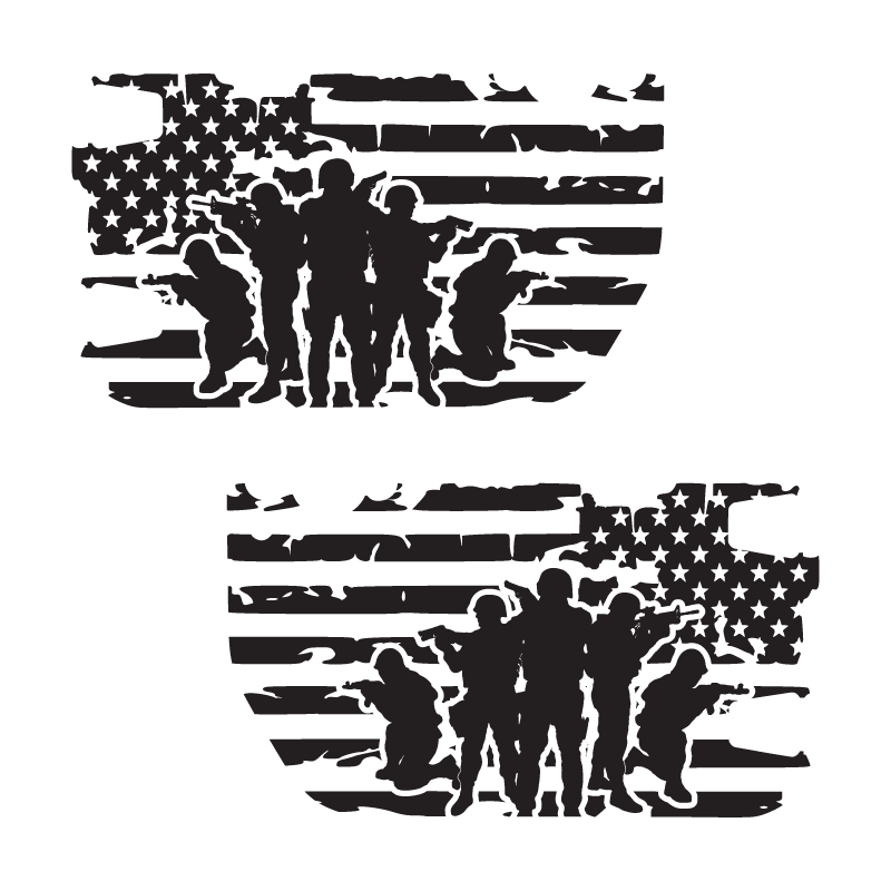 Defend the Flag Side Graphic