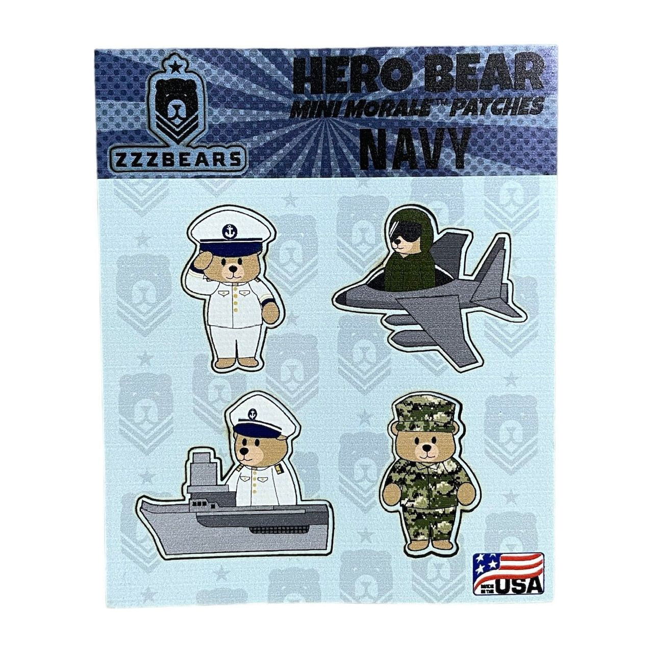 Mini Morale Patch - Navy