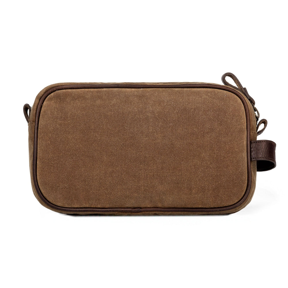 Campaign Leather & Waxed Canvas Toiletry Shave Kit