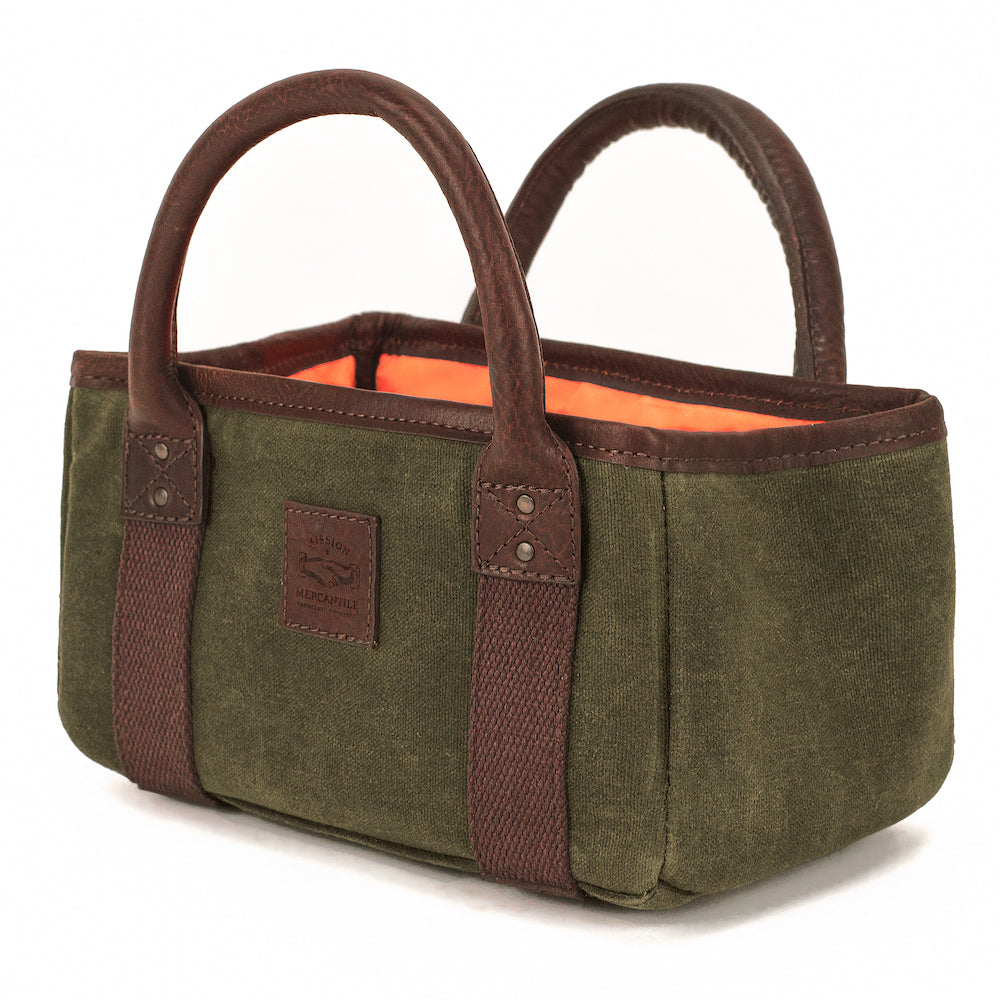 White Wing Leather & Waxed Canvas Hunting Four Box Shell Carrier
