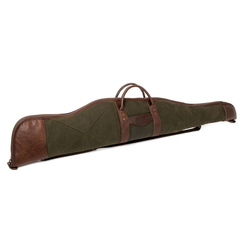 White Wing Leather & Waxed Canvas Hunting Rifle Case