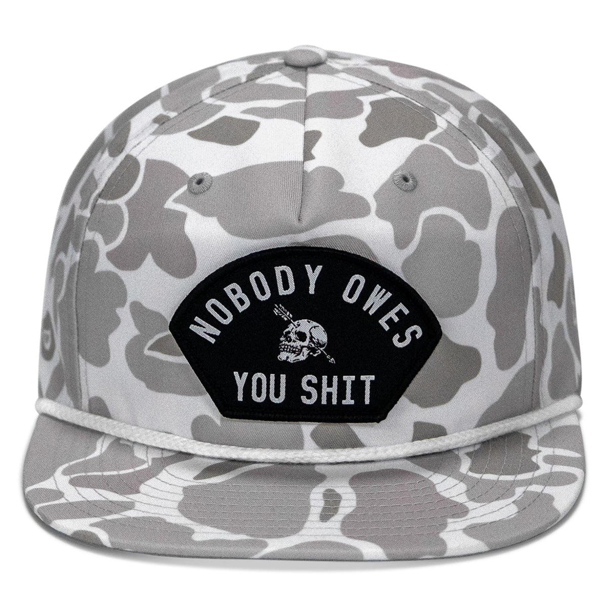 Nobody Owes You Shit Patch Flatbill Hat