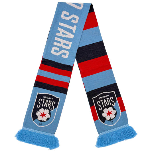 Chicago Red Stars Tri Bar Scarf