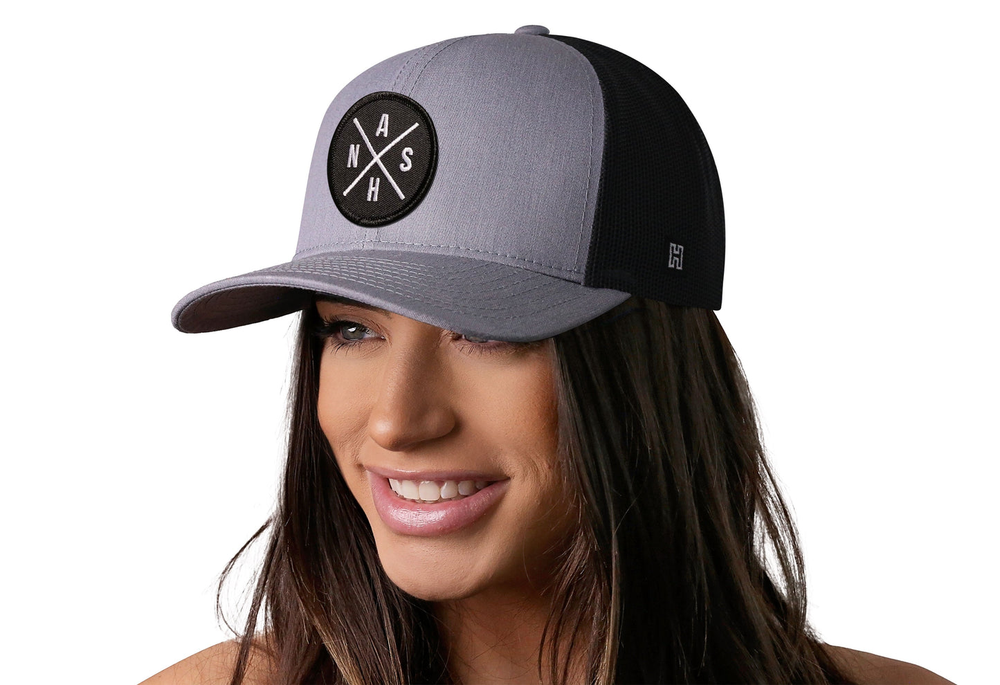Nashville Trucker Hat | Gray-Black NASH X Snapback