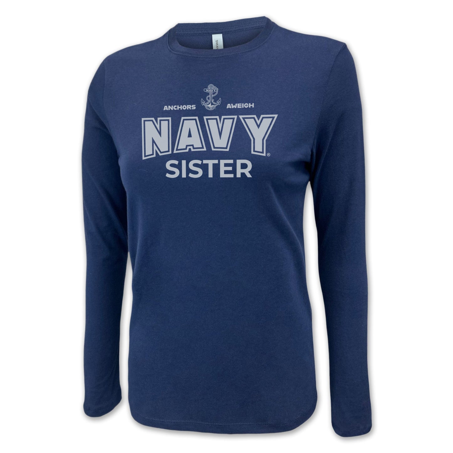 Navy Sister Women's Long Sleeve T-Shirt (Navy)