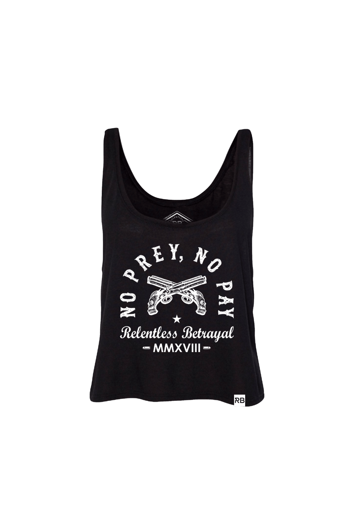 No Prey, No Pay Women's Crop Tank