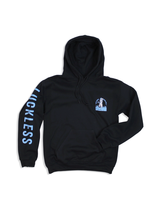 Out Here Being Wild Hoodie in Dew Blue