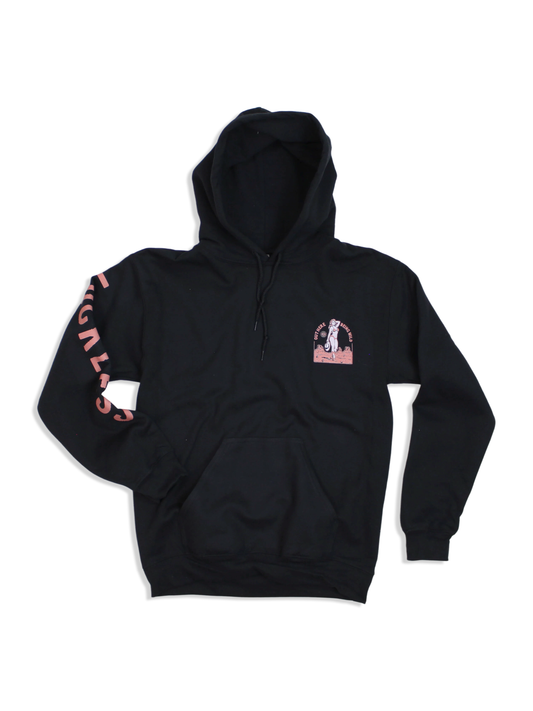 Out Here Being Wild Hoodie in Dusty Coral