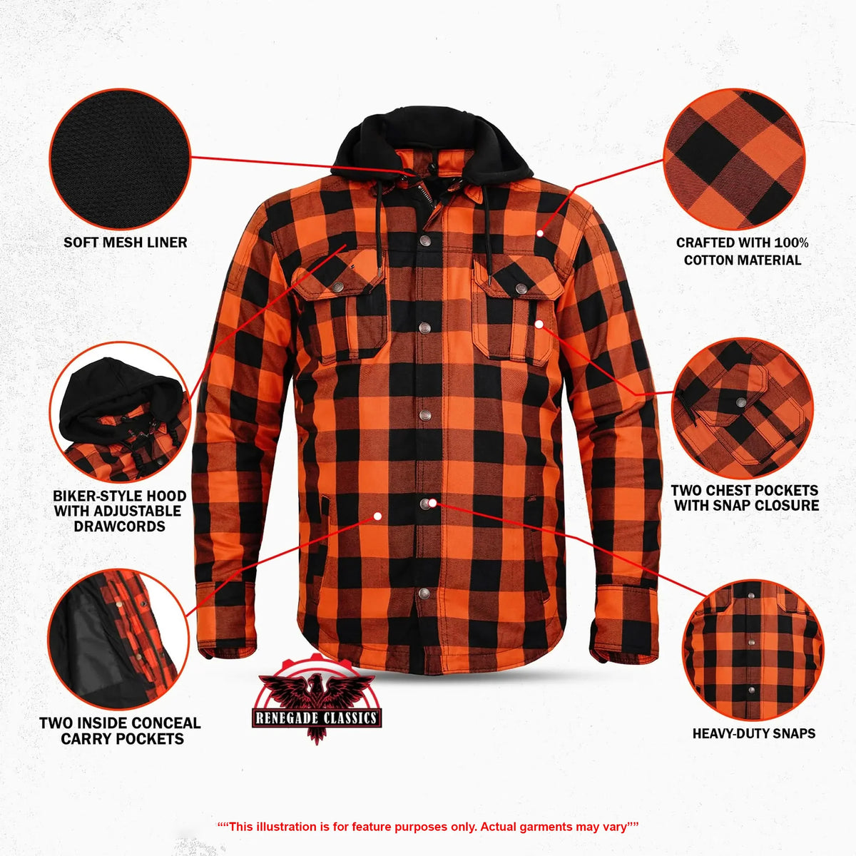 Reaper – Men's Flannel Riding Shirt