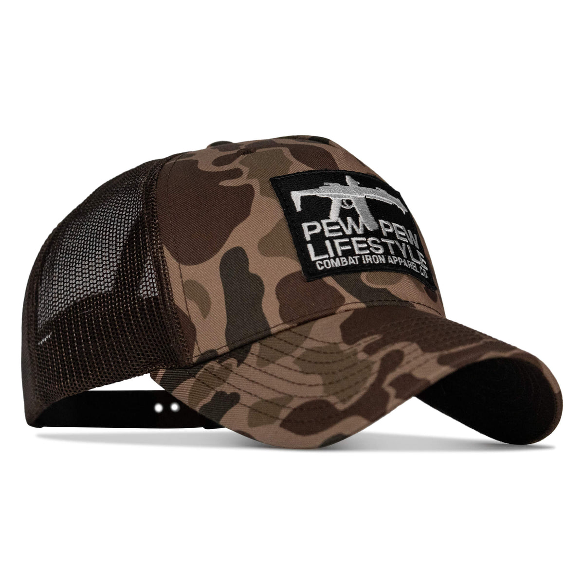 Pew Pew Lifestyle Patch Mid-Profile Snapback Hat