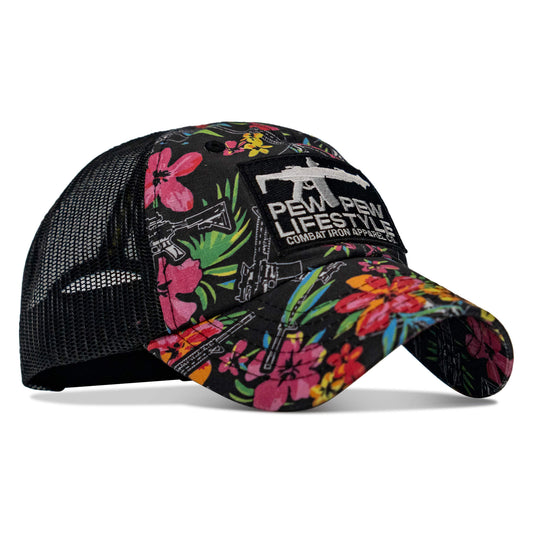 Ripstop Pew Pew Lifesyle Patch Tactical Ripstop Mesh Snapback Hat