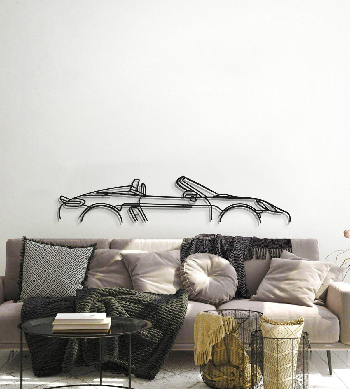 718 Spyder Metal Car Wall Art - MT0842