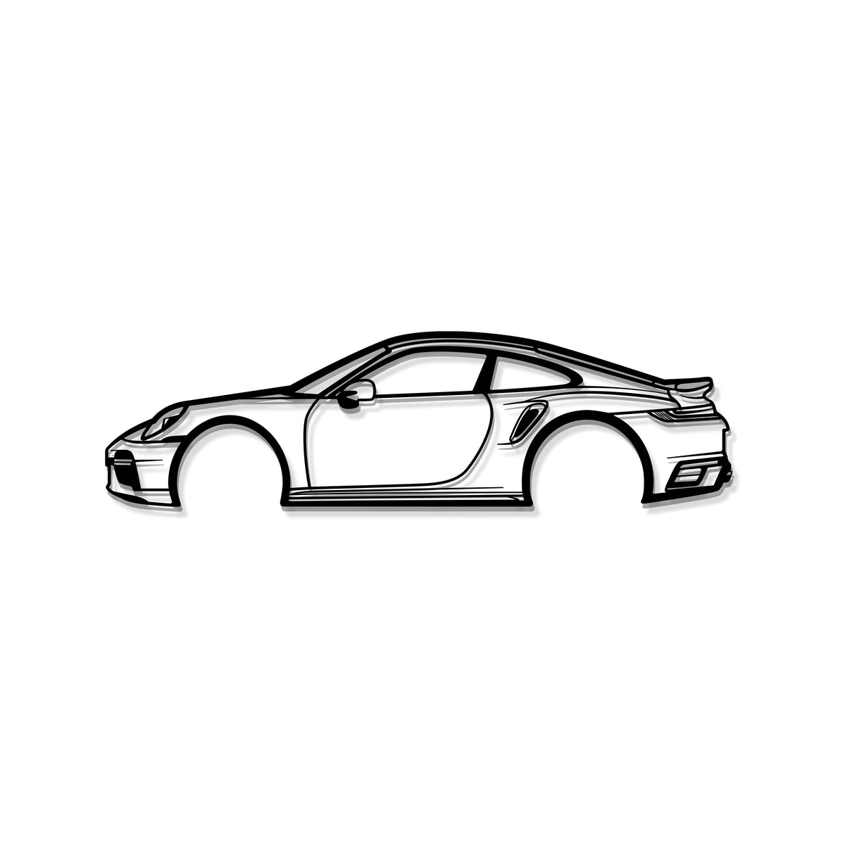 911 Type 993 Metal Car Wall Art - MT0845