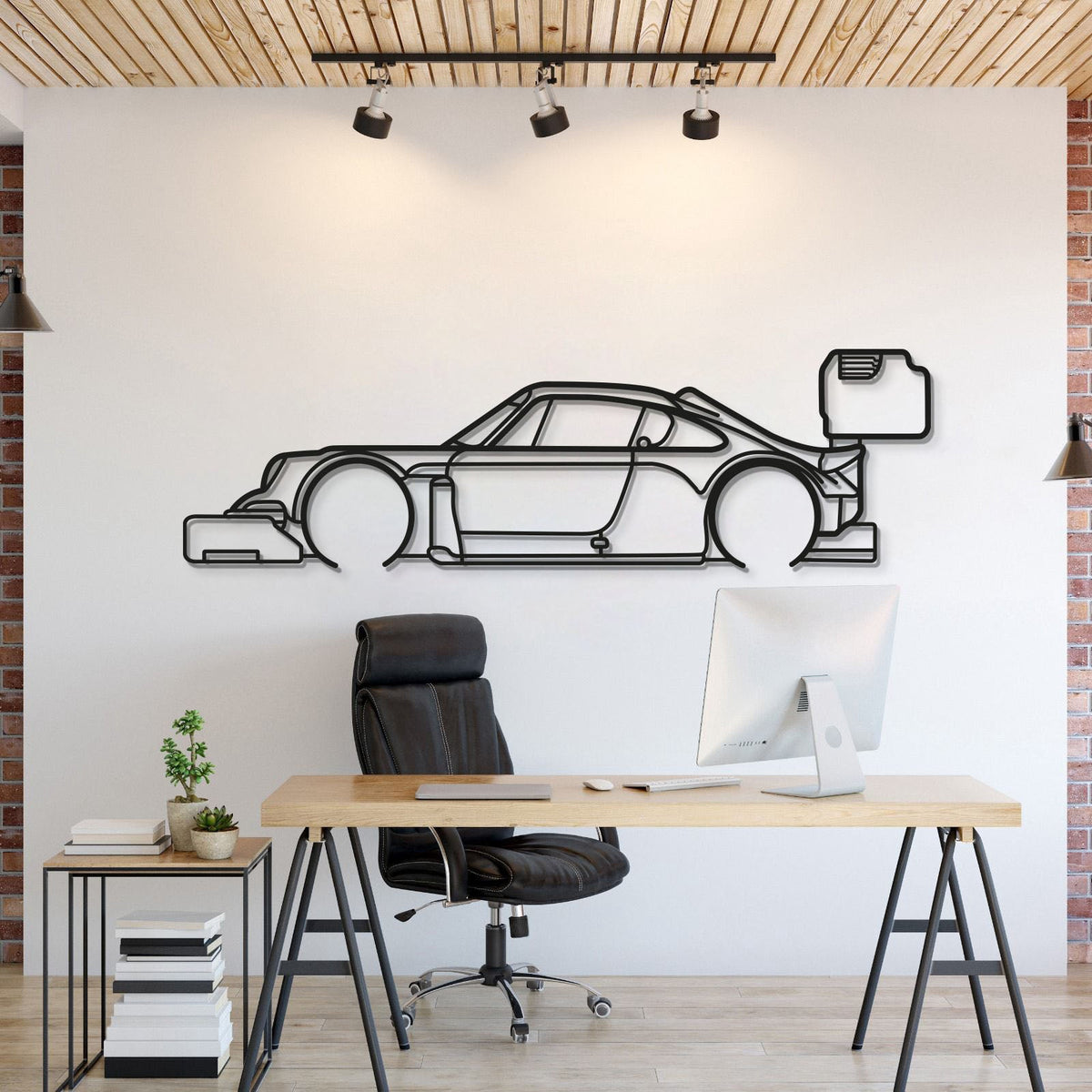 911 Pikes Peak Metal Car Wall Art - MT0869