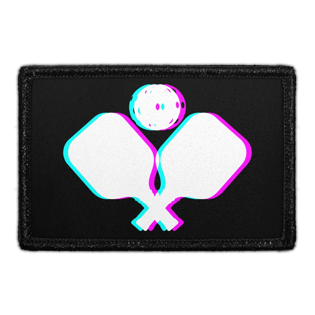 Pickleball - Racquets - 3D - Removable Patch