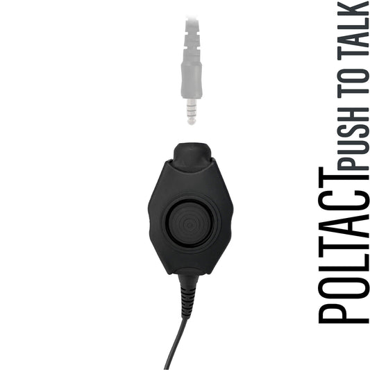Tactical Radio Adapter/PTT for Headset: US/Civilian/"Peltor" Wiring, Select ComTac III, XPI Models & Select Helicopter Headsets - Motorola: APX (Apex) Series, Most XPR Series, SRX2200, & More