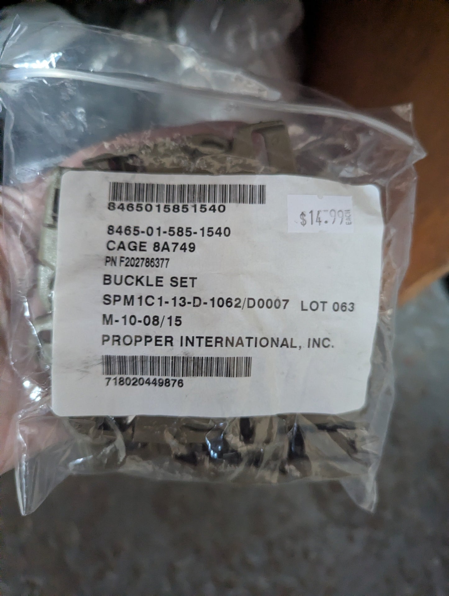 No Sew MOLLE Buckle Kit - ITW NEXUS