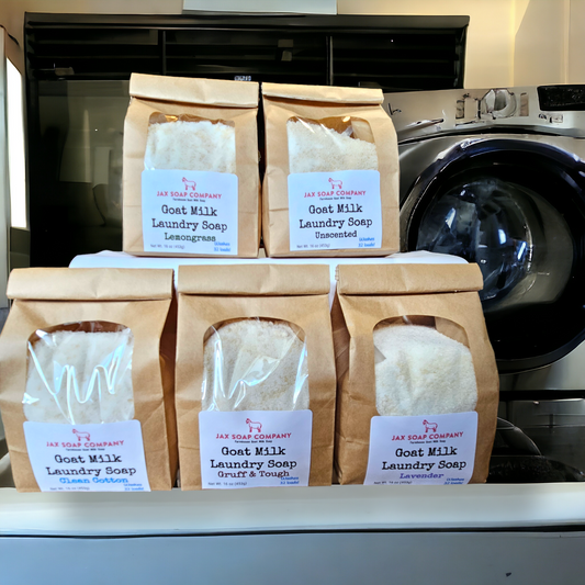 Goat Milk Laundry Soap, 32 loads