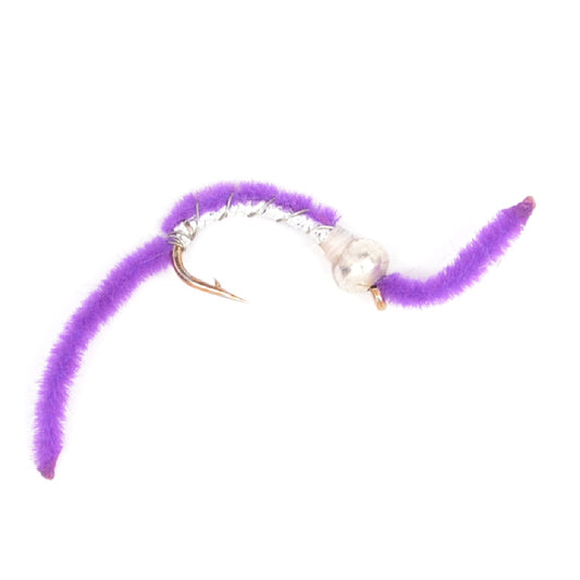 Trout Fly Assortment - San Juan Worm Power Bead Wet Nymph Fly Fishing Flies - 1 Dozen Hook Size 10 - 3 Each of 4 Patterns