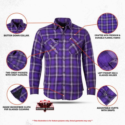 Ashplum Men’s Flannel Shirt