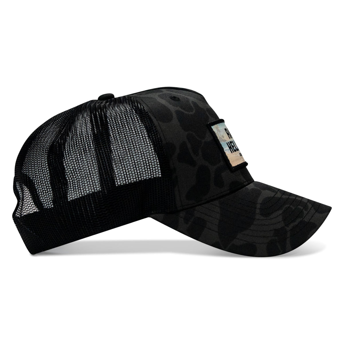 Raise Hell Baby Sunset Patch Snapback Hat