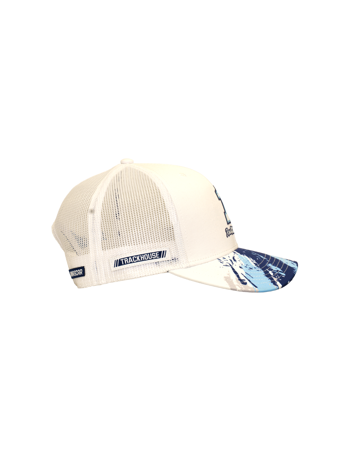 Ross Chastain #1 White Splash Snapback Hat