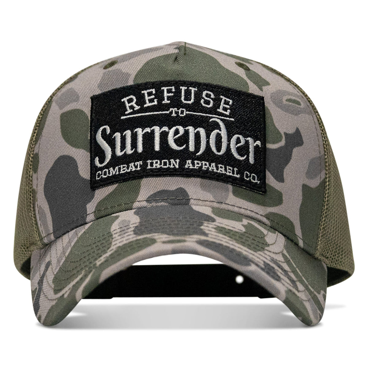 Refuse To Surrender B/W Patch Snapback Hat