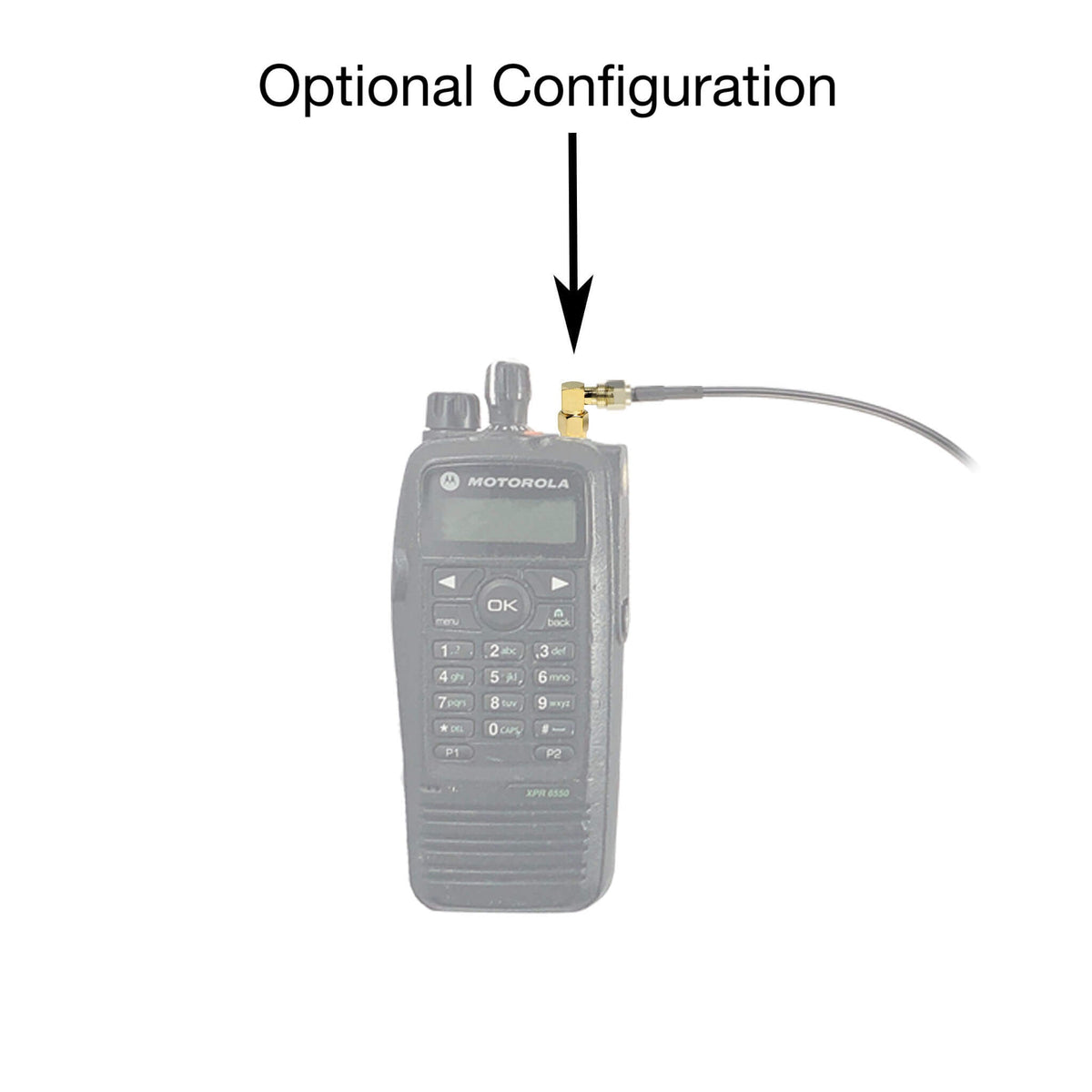 Tactical Antenna Relocation Kit(Black, Tan, or Green) - BNC Version